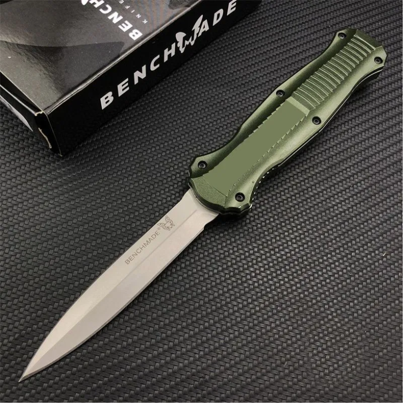7 Colors Knife Aluminum Handle For Hunting Outdoor Benchmade - Woknives Green Silver