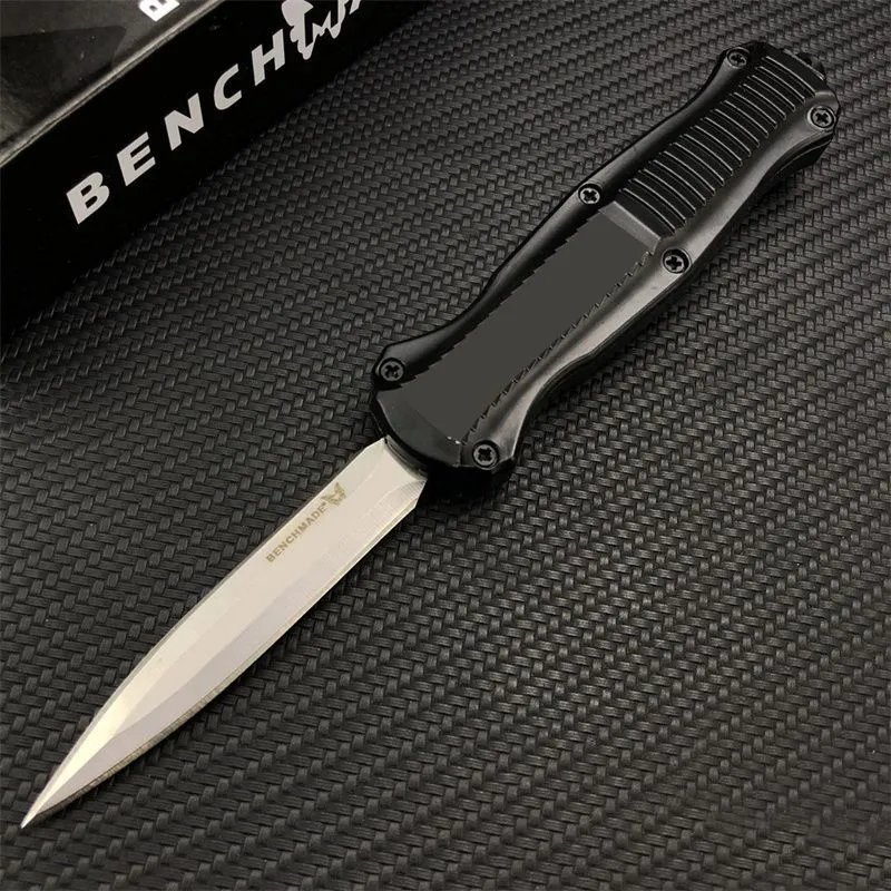 7 Colors Knife Aluminum Handle For Hunting Outdoor Benchmade - Woknives Black Silver