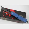 Micro Tech Hunting Knife Blue Black A