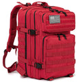 Backpack 45L Large Capacity For Outdoor Trekking Camping - Woknives Red