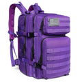 Backpack 45L Large Capacity For Outdoor Trekking Camping - Woknives Purple