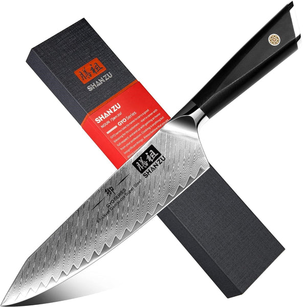 Chef Knife Damascus Steel High Carbon for cooking - Woknives™