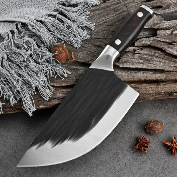Handmade Butcher Knife For Restaurant Kitchen - Woknives™